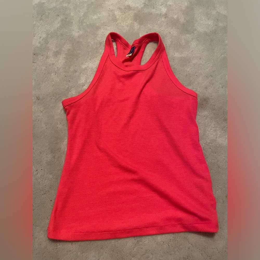 salmon race back tank